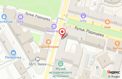 Мебельный салон Шале на бульваре Радищева на карте