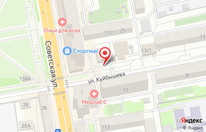 Фруктово-овощная лавка на Советской улице на карте