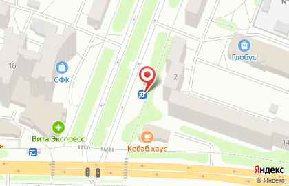 Киоск по продаже кофе и чая на улице Петрова на карте