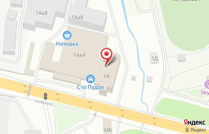Мебельный салон Аякс в Первомайском районе на карте