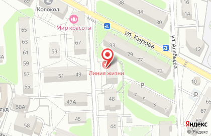 Продуктовый магазин в Калининграде на карте