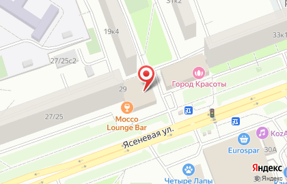 Дом быта на Ясеневой улице на карте