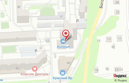 Бруклин в Железнодорожном районе на карте