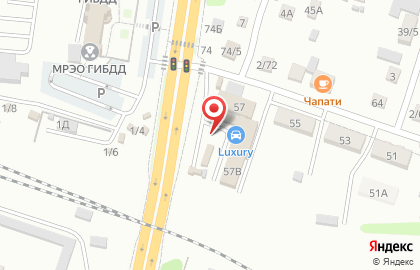 Дальневосточный страховой центр в Железнодорожном районе на карте