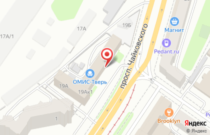 Туристическое агентство Какаду на проспекте Чайковского на карте