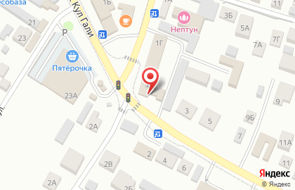 База строительных материалов Гвоздь на Центральной улице на карте