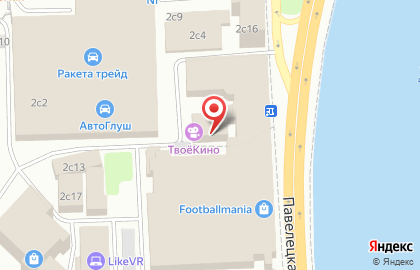 Служба заказа пассажирского транспорта Gett на Павелецкой площади на карте