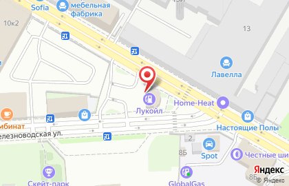 Банкомат Открытие на Железноводской улице, 1а на карте