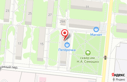 Супермаркет Росинка в Советском районе на карте