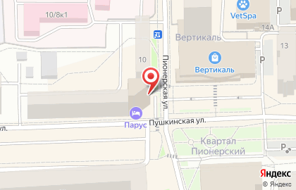Терминал МТС-Банк на Пионерской улице на карте