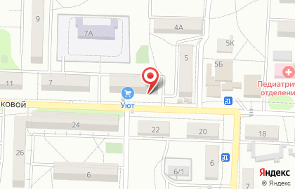 Супермаркет Радеж в Советском районе на карте