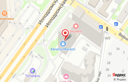 Магазин плитки и сантехники Kerama Marazzi в Октябрьском районе на карте