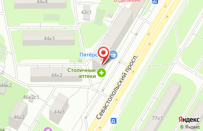 Супермаркет Пятёрочка в Москве на карте