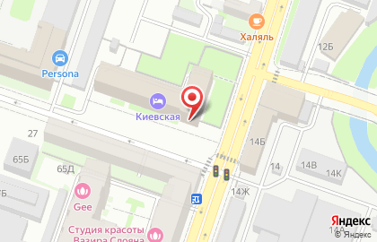 Киевская, Филиал на карте