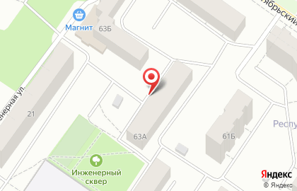 Парикмахерская в Петрозаводске на карте