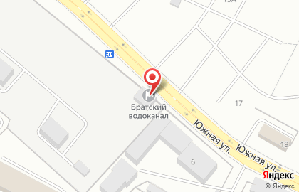 Дирекция городской инфраструктуры г. Братска в Центральном районе на карте