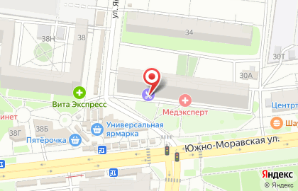 Салон красоты Жасмин на Южно-Моравской улице на карте
