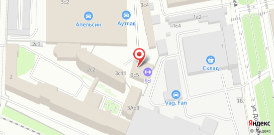 Всероссийская сеть детских спортивных школ по художественной гимнастике и спортивной акробатике FD на Дмитровской на карте