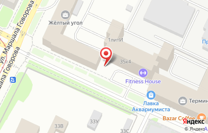 Банкомат Севергазбанк на улице Маршала Говорова, 35 лит а на карте