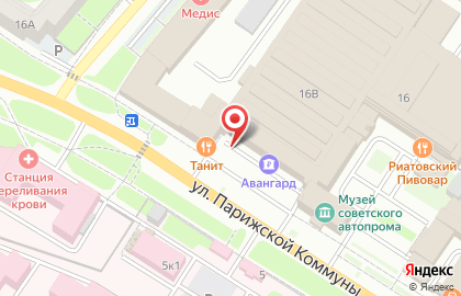 Салон дверей Profildoors на улице Парижской Коммуны на карте