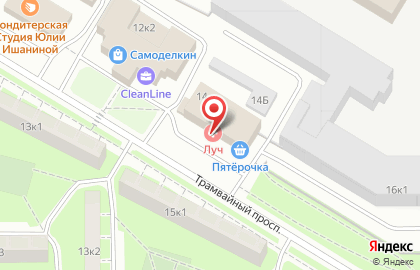 Система кружков "Фрактал" на метро Ленинский проспект на карте
