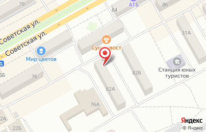 Светоч на Советской улице на карте