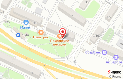 Кафе-пекарня Покровские пекарни на Краснококшайской улице на карте