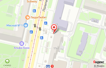 Street Coffee на Политехнической улице на карте