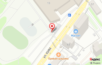 Автостоянка в Перми на карте