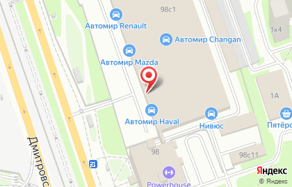 Автосалон Автомир Mazda на Дмитровском шоссе на карте