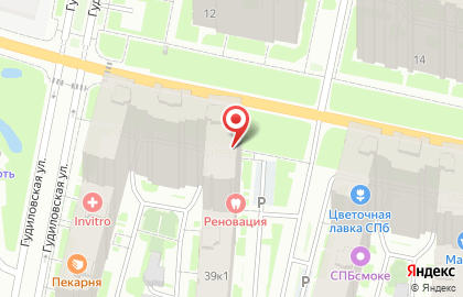 Магазин Красное & Белое в Санкт-Петербурге на карте