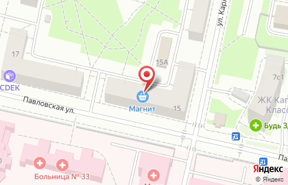 Наркологическая клиника Медцентр 24 на Павловской улице на карте