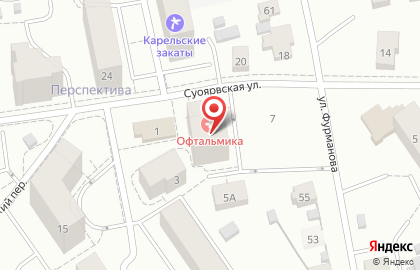 Парикмахерская Каприз в Петрозаводске на карте