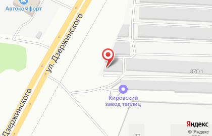 СТО У Сергея на улице Дзержинского на карте