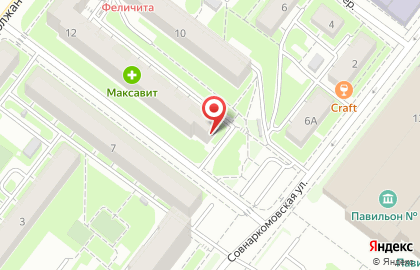 Магазин Павловская курочка на Мануфактурной улице на карте