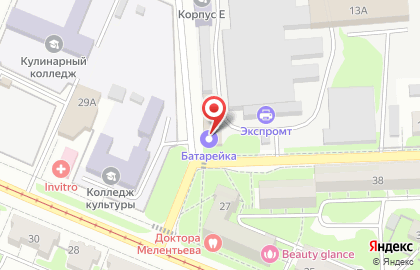 Магазин аккумуляторов Батарейка в Сеймском районе на карте