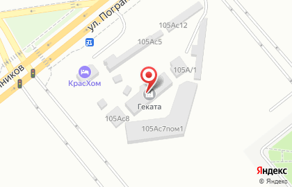 Техно-торговая группа Евразия на улице Пограничников на карте