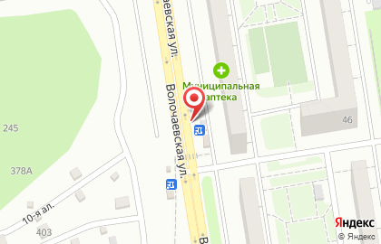 Киоск фастфудной продукции в Октябрьском районе на карте