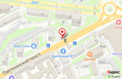 Салон Дом цветов на Партизанском проспекте на карте