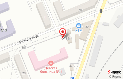 СВ на Московской улице на карте