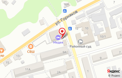 Магазин разливного пива Хмельная кружка на улице Горняков на карте