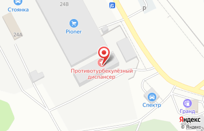 Республиканский клинический противотуберкулезный диспансер на улице Королёва на карте