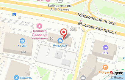 Мастерская по ремонту одежды на Московском проспекте на карте