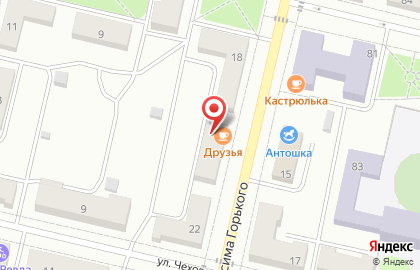 Ногтевая студия на улице Максима Горького на карте