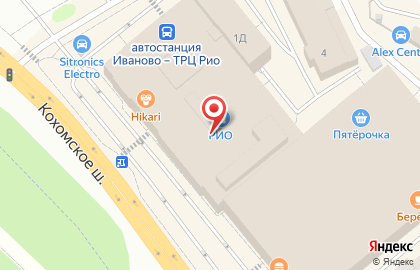 Магазин женской одежды Триктекс в Иваново на карте