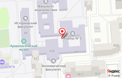 Зональная научная библиотека в Коминтерновском районе на карте