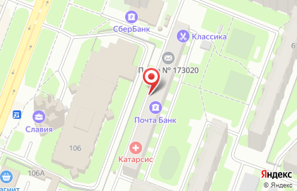 Торговая компания Шок на Большой Московской улице на карте