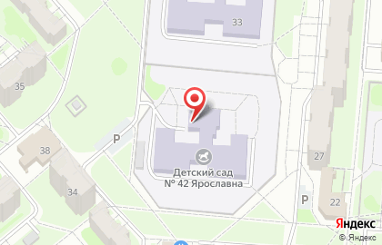 Детский сад Ярославна №42 на карте