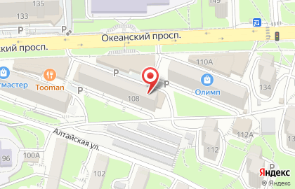 Ювелирный магазин Роскошь в Первореченском районе на карте
