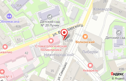 Агентство недвижимости Чекни в Нижегородском районе на карте